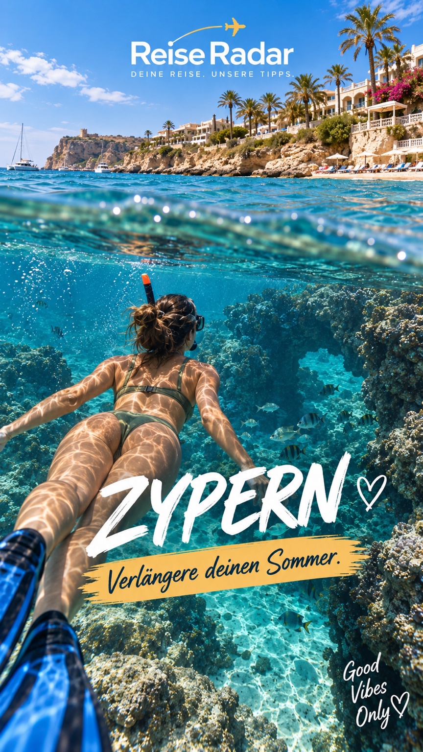 Reise Radar – Zypern: Schnorcheln im türkisblauen Meer vor der Küste